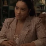Not Dead Yet 2023 S01 Nell Serrano Plaid Blazer