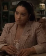 Not Dead Yet 2023 S01 Nell Serrano Plaid Blazer