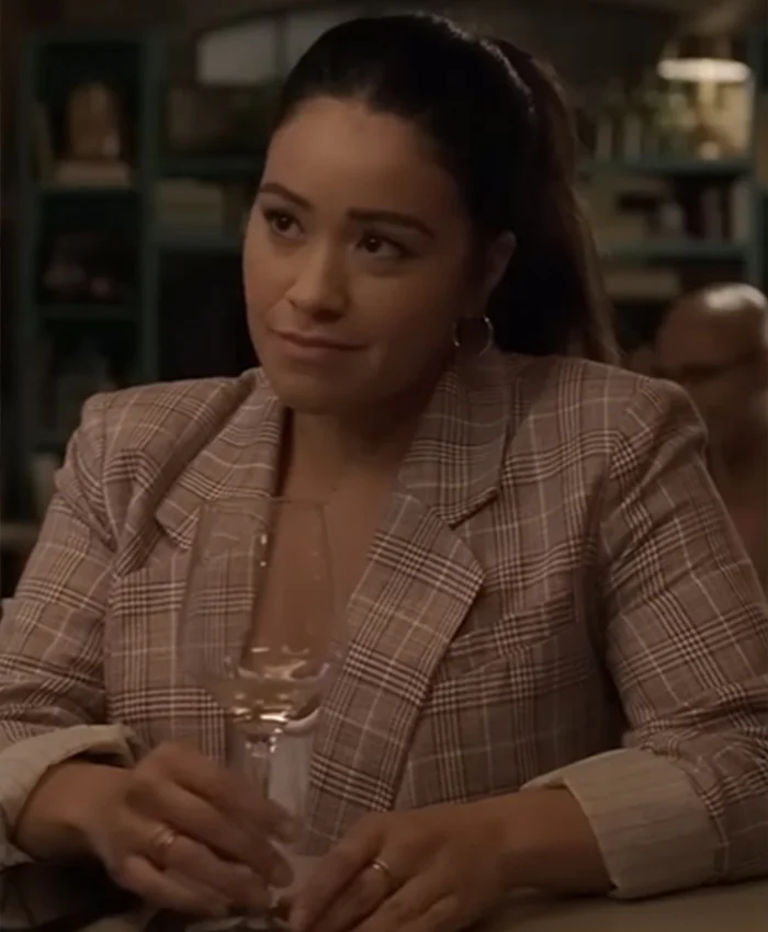 Not Dead Yet 2023 S01 Nell Serrano Plaid Blazer Not Dead Yet 2023 S01 Nell Serrano Plaid Blazer