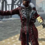 Nuka Raider Fallout 4 Red Long Leather Coat