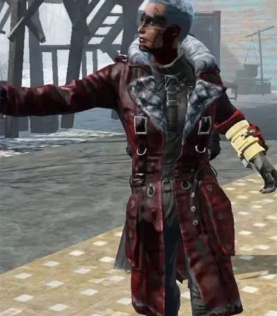 Nuka Raider Fallout 4 Red Long Leather Coat