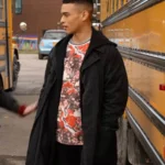 October Faction Gabriel Darku Black Trench Coat