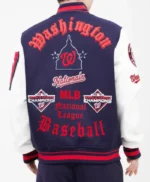 Old English Washington Nationals Varsity Jacket