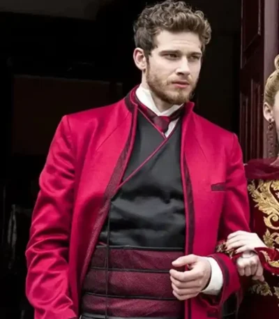 Oliver Stark Into the Badlands Ryder Red Coat
