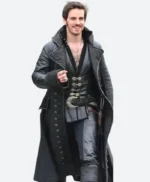 Once Upon a Time Captain Hook Leather Coat