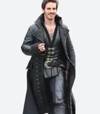 Once Upon a Time Captain Hook Leather Coat