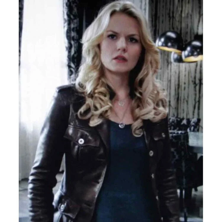 Once Upon a Time Emma Swan Black Jacket Once Upon a Time Emma Swan Black Jacket