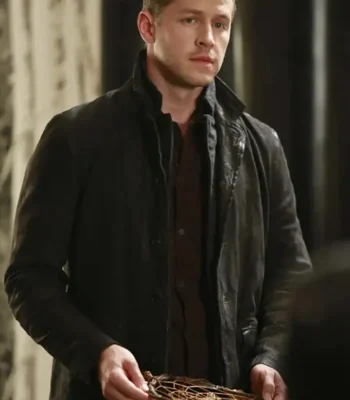 Once Upon a Time S05 Josh Dallas Leather Blazer