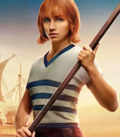 One Piece 2023 Emily Rudd V-Neck Shirt