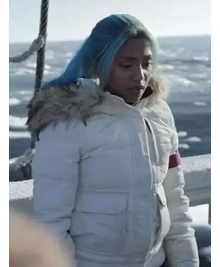 One Piece Miss Wednesday White Puffer Jacket One Piece Miss Wednesday White Puffer Jacket