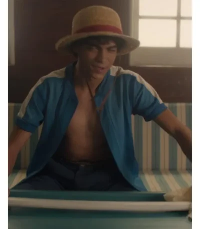 One Piece Monkey D. Luffy Blue Jacket