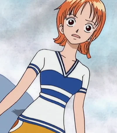 One Piece Nami Striped Shirt