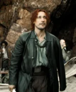 One Piece Peter Gadiot Black Leather Coat