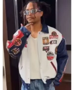 One Piece Usopp Leather Patch Jacket