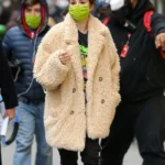 Only Murders In The Building Mabel Beige Fur Coat