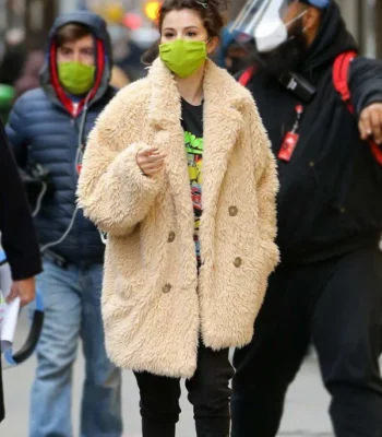 Only Murders In The Building Mabel Beige Fur Coat