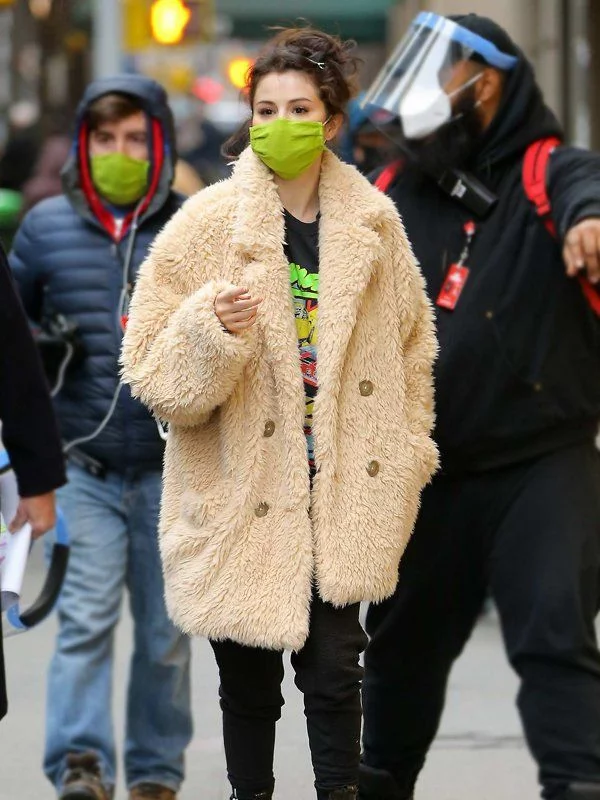 Only Murders In The Building Mabel Beige Fur Coat Only Murders In The Building Mabel Beige Fur Coat