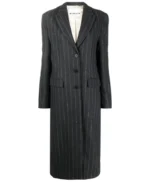 Only Murders In The Building S03 Selena Gomez Pinstripe Coat