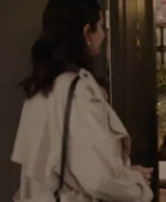Only Murders In the Building S03 Selena Gomez White Trench Coat