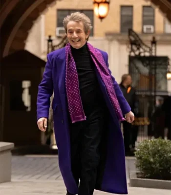 Only Murders in the Building Oliver Putnam Purple Coat