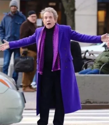 Only Murders in the Building Oliver Putnam Purple Coat