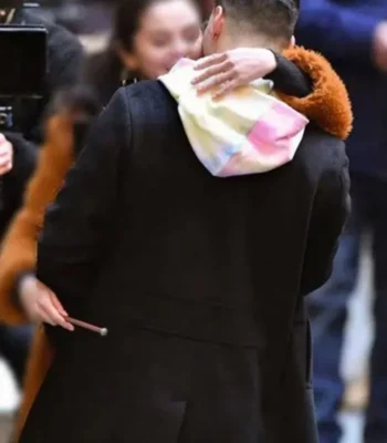Only Murders in the Building Oscar Black Wool Coat