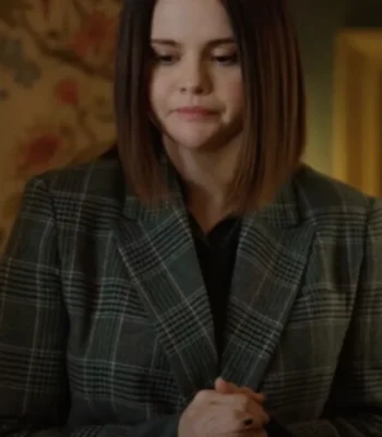 Only Murders in the Building S02 Selena Gomez Plaid Coat