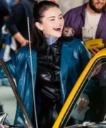 Only Murders in the Building S05 Selena Gomez Leather Coat