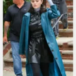 Only Murders in the Building S05 Selena Gomez Leather Coat