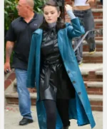 Only Murders in the Building S05 Selena Gomez Leather Coat