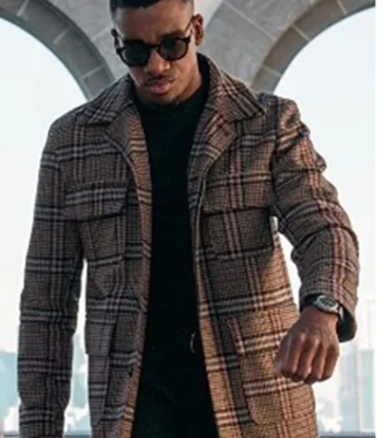 Operation Fortune 2023 Bugzy Malone Plaid Coat