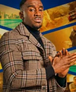 Operation Fortune 2023 Bugzy Malone Plaid Coat