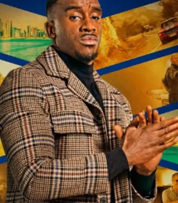 Operation Fortune 2023 Bugzy Malone Plaid Coat