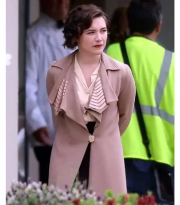 Oppenheimer Florence Pugh Brown Trench Coat