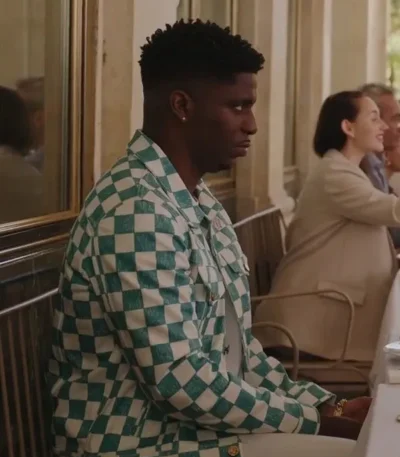 Emily in Paris S03 Samuel Arnold Denim Trucker Jacket