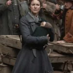 Outlander Claire Randall Grey Trench Coat