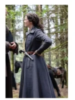 Outlander Claire Randall Grey Trench Coat