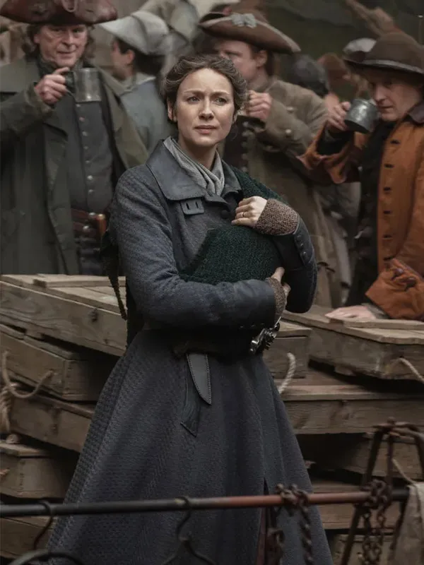 Outlander Claire Randall Grey Trench Coat Outlander Claire Randall Grey Trench Coat