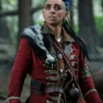 Outlander Kaheroton Red Long Fur Coat
