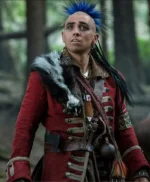 Outlander Kaheroton Red Long Fur Coat