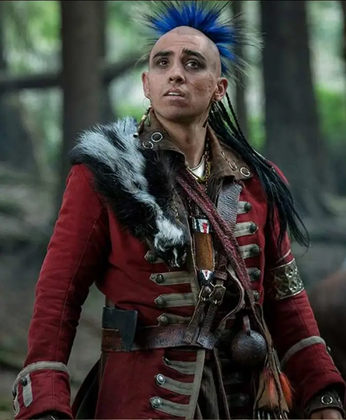 Outlander Kaheroton Red Long Fur Coat Outlander Kaheroton Red Long Fur Coat