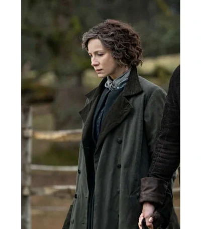 Outlander S07 Claire Randall Green Coat