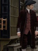 Outlander S07 David Berry Maroon Coat