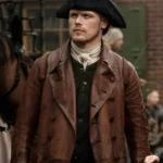 Outlander S07 Jamie Fraser Brown Leather Coat