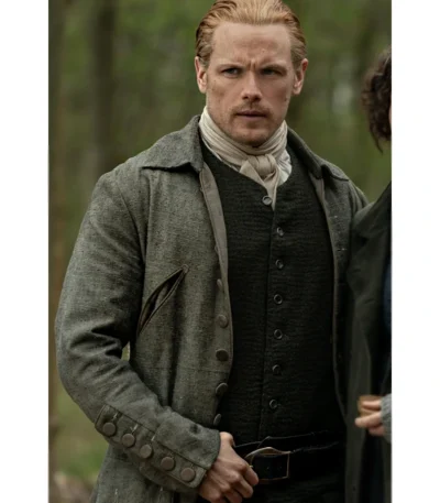 Outlander S07 Jamie Fraser Grey Coat