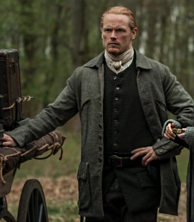 Outlander S07 Jamie Fraser Grey Coat