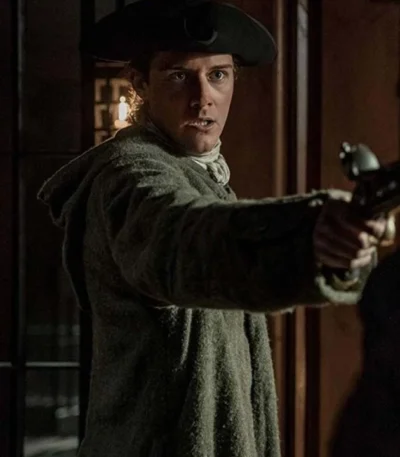 Outlander S4 Fergus Hooded Long Coat