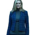 Ozark Wendy Byrde Blue Checkered Blazer Coat