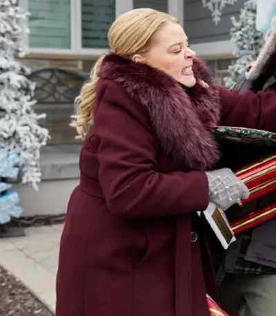 Pamela Haul out the Holly: Lit Up Trench Coat