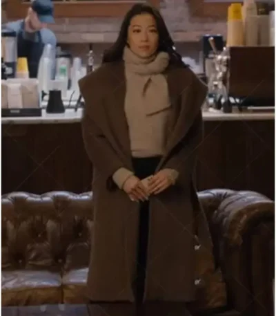 Partner Track Ingrid Yun Brown Coat